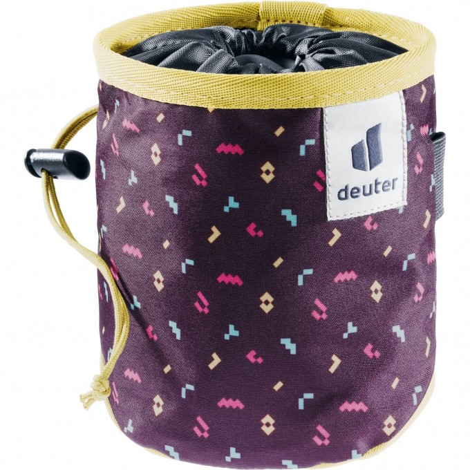 Мешок для магнезии DEUTER 2021-22 GRAVITY CHALK BAG I AUBERGINE BLOCKS-TURMERIC 3391322_5807 Мешок для магнезии DEUTER 2021-22 GRAVITY CHALK BAG I AUBERGINE BLOCKS-TURMERIC 3391322_5807