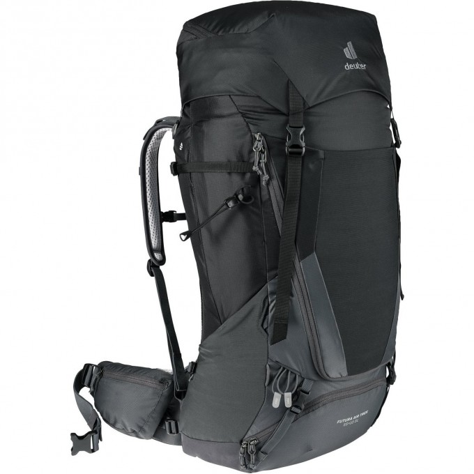 Рюкзак DEUTER 2021 FUTURA AIR TREK 55+10 SL BLACK/GRAPHITE 3402221_7403 Рюкзак DEUTER 2021 FUTURA AIR TREK 55+10 SL BLACK/GRAPHITE 3402221_7403