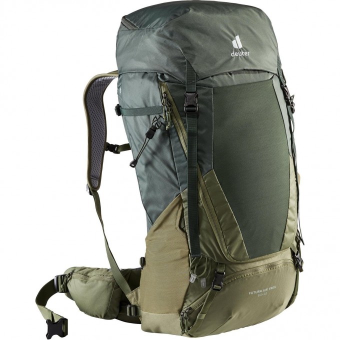 Рюкзак DEUTER 2021 FUTURA AIR TREK 60+10 IVY/KHAKI 3402321_2237 Рюкзак DEUTER 2021 FUTURA AIR TREK 60+10 IVY/KHAKI 3402321_2237