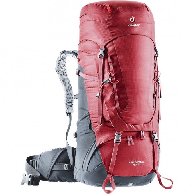 Рюкзак DEUTER AIRCONTACT 45+10 Cranberry-graphite 3320119_5425 Рюкзак DEUTER AIRCONTACT 45+10 Cranberry-graphite 3320119_5425