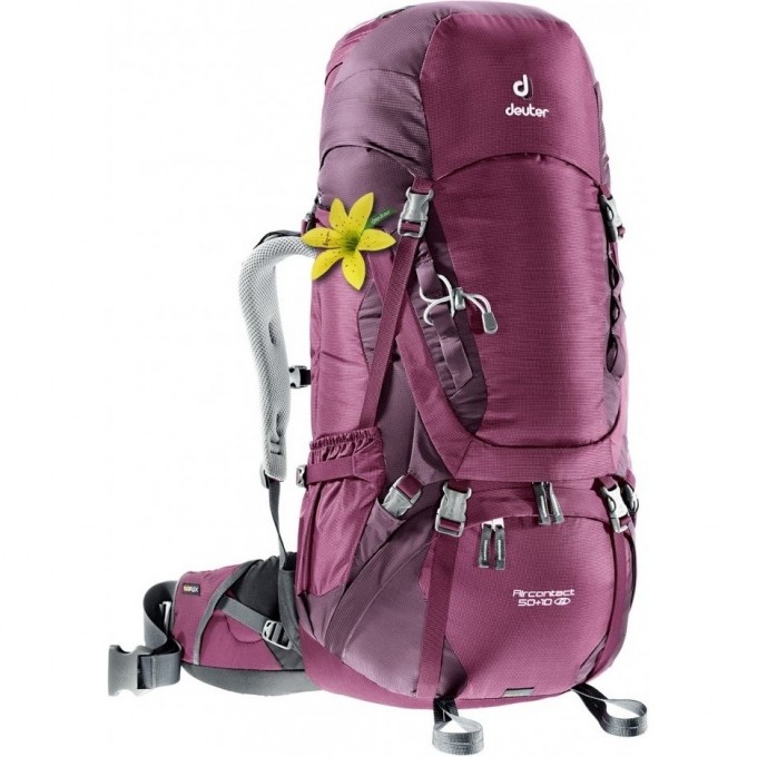 Рюкзак DEUTER AIRCONTACT 50+10 SL Blackberry-aubergine 3320216_5530 Рюкзак DEUTER AIRCONTACT 50+10 SL Blackberry-aubergine 3320216_5530