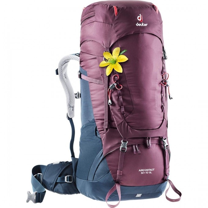 Рюкзак DEUTER AIRCONTACT 50+10 SL Blackberry-navy 3320219_5326 Рюкзак DEUTER AIRCONTACT 50+10 SL Blackberry-navy 3320219_5326