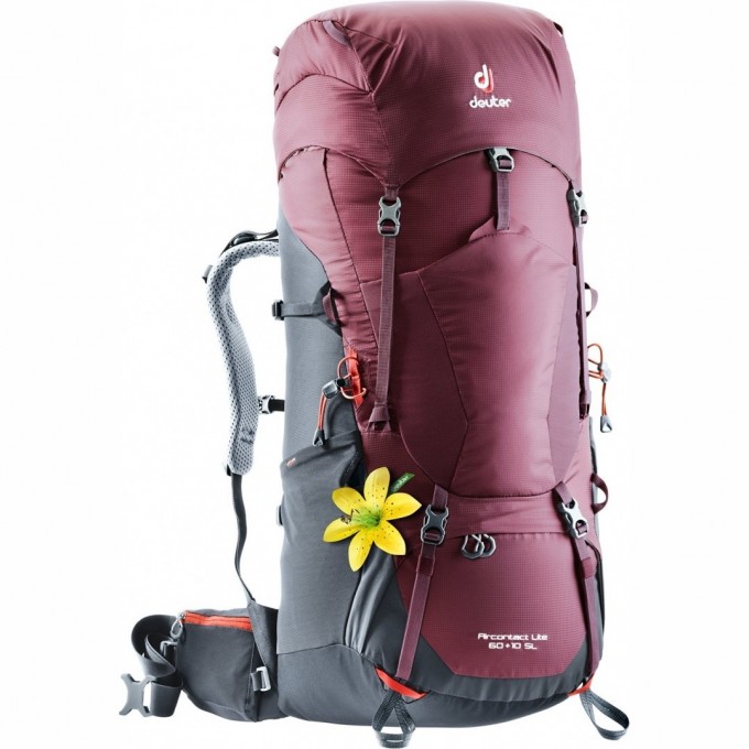 Рюкзак DEUTER AIRCONTACT LITE 60+10 SL Maron-graphite 4340218_5423 Рюкзак DEUTER AIRCONTACT LITE 60+10 SL Maron-graphite 4340218_5423