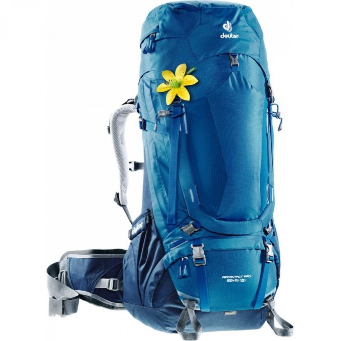Рюкзак DEUTER AIRCONTACT PRO 55+15 SL Ocean-midnight 3330017_3033 Рюкзак DEUTER AIRCONTACT PRO 55+15 SL Ocean-midnight 3330017_3033
