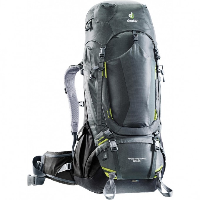 Рюкзак DEUTER AIRCONTACT PRO 60+15 Graphite-black 3330117_4701 Рюкзак DEUTER AIRCONTACT PRO 60+15 Graphite-black 3330117_4701