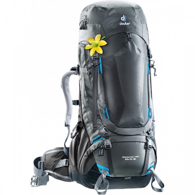 Рюкзак DEUTER AIRCONTACT PRO 65+15 SL Graphite-black 3330217_4701 Рюкзак DEUTER AIRCONTACT PRO 65+15 SL Graphite-black 3330217_4701