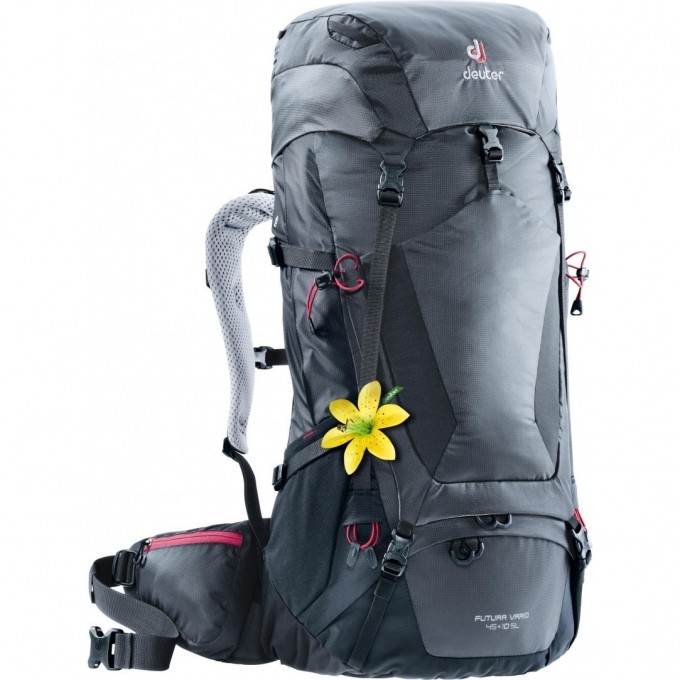 Рюкзак DEUTER FUTURA VARIO 45+10 SL Graphite-black 3402018_4701 Рюкзак DEUTER FUTURA VARIO 45+10 SL Graphite-black 3402018_4701