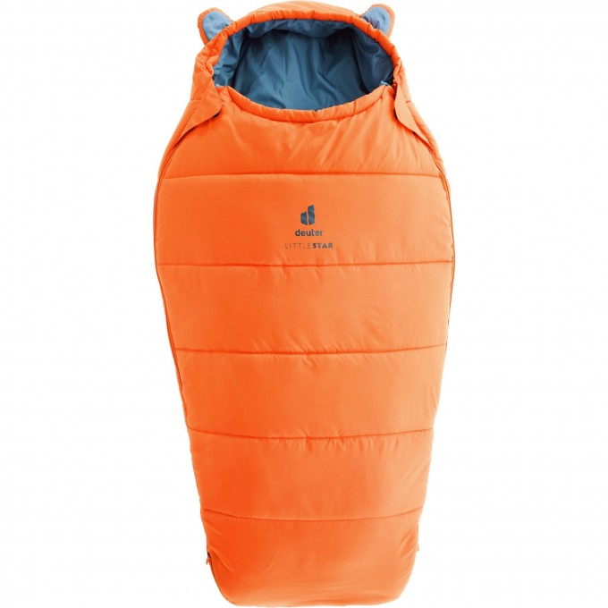 Спальник DEUTER 2022-23 LITTLE STAR левый Saffron/Slateblue 3720021_9315 Спальник DEUTER 2022-23 LITTLE STAR левый Saffron/Slateblue 3720021_9315