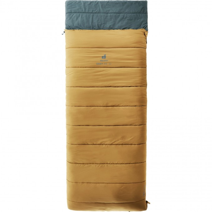 Спальник DEUTER 2022-23 ORBIT SQ -5° правый Caramel/Teal 3702122_6321 Спальник DEUTER 2022-23 ORBIT SQ -5° правый Caramel/Teal 3702122_6321