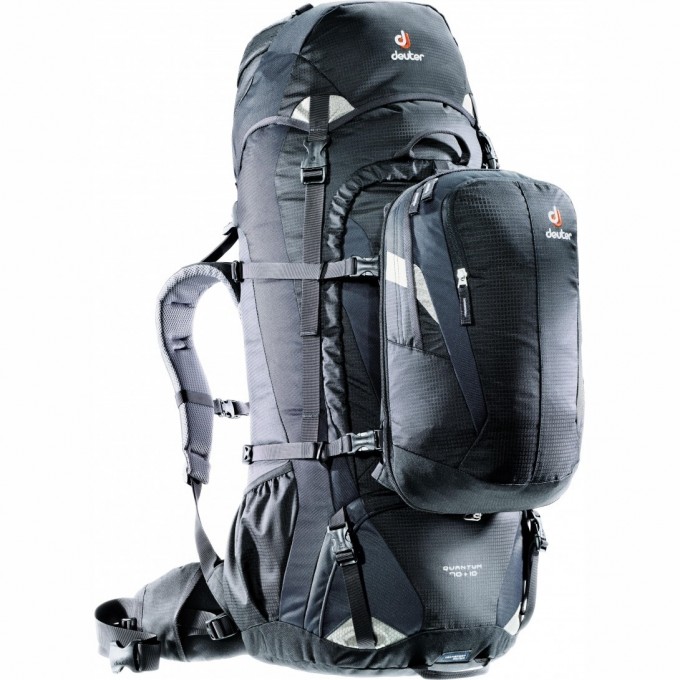 Сумка DEUTER QUANTUM 70+10 Black-silver 3510415_7400 Сумка DEUTER QUANTUM 70+10 Black-silver 3510415_7400