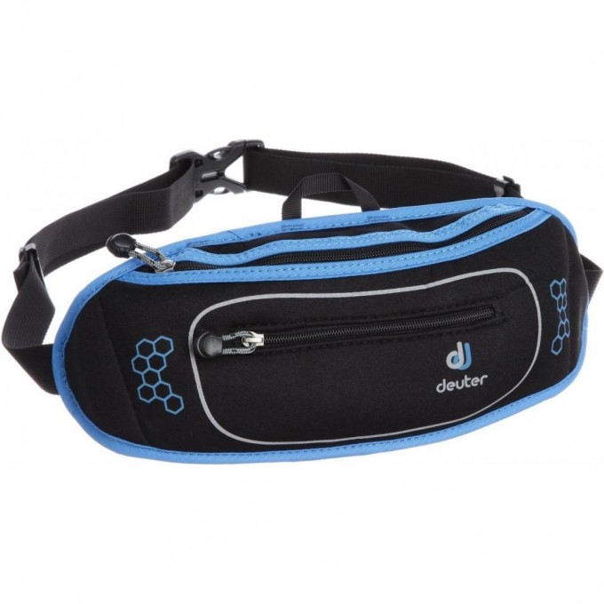 Сумка поясная DEUTER NEO BELT II Black-coolblue 39050_7301 Сумка поясная DEUTER NEO BELT II Black-coolblue 39050_7301