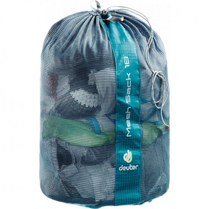 Упаковочный мешок DEUTER MESH SACK 18 Granite-petrol 3941316_3026 Упаковочный мешок DEUTER MESH SACK 18 Granite-petrol 3941316_3026