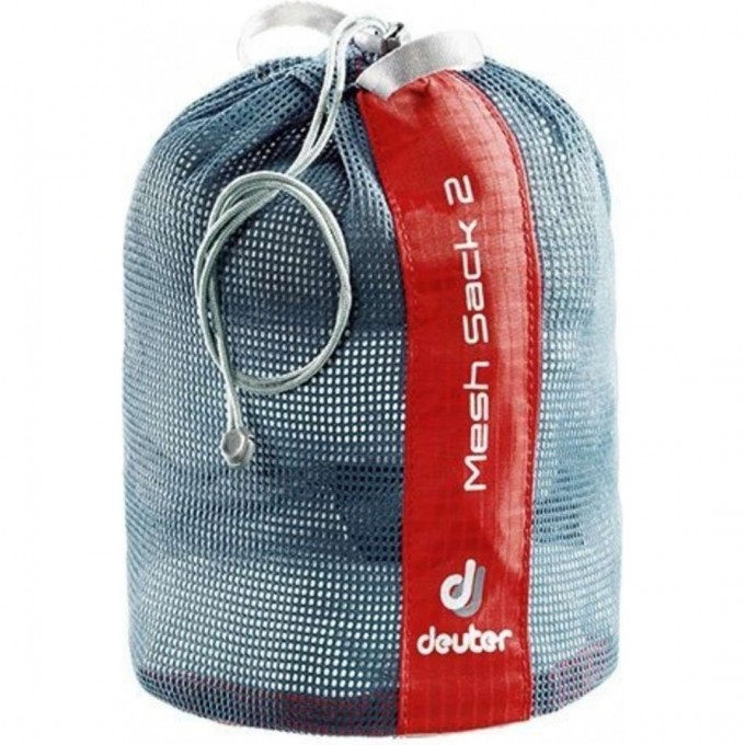 Упаковочный мешок DEUTER MESH SACK 2 Granite-fire 3941016_5050 Упаковочный мешок DEUTER MESH SACK 2 Granite-fire 3941016_5050